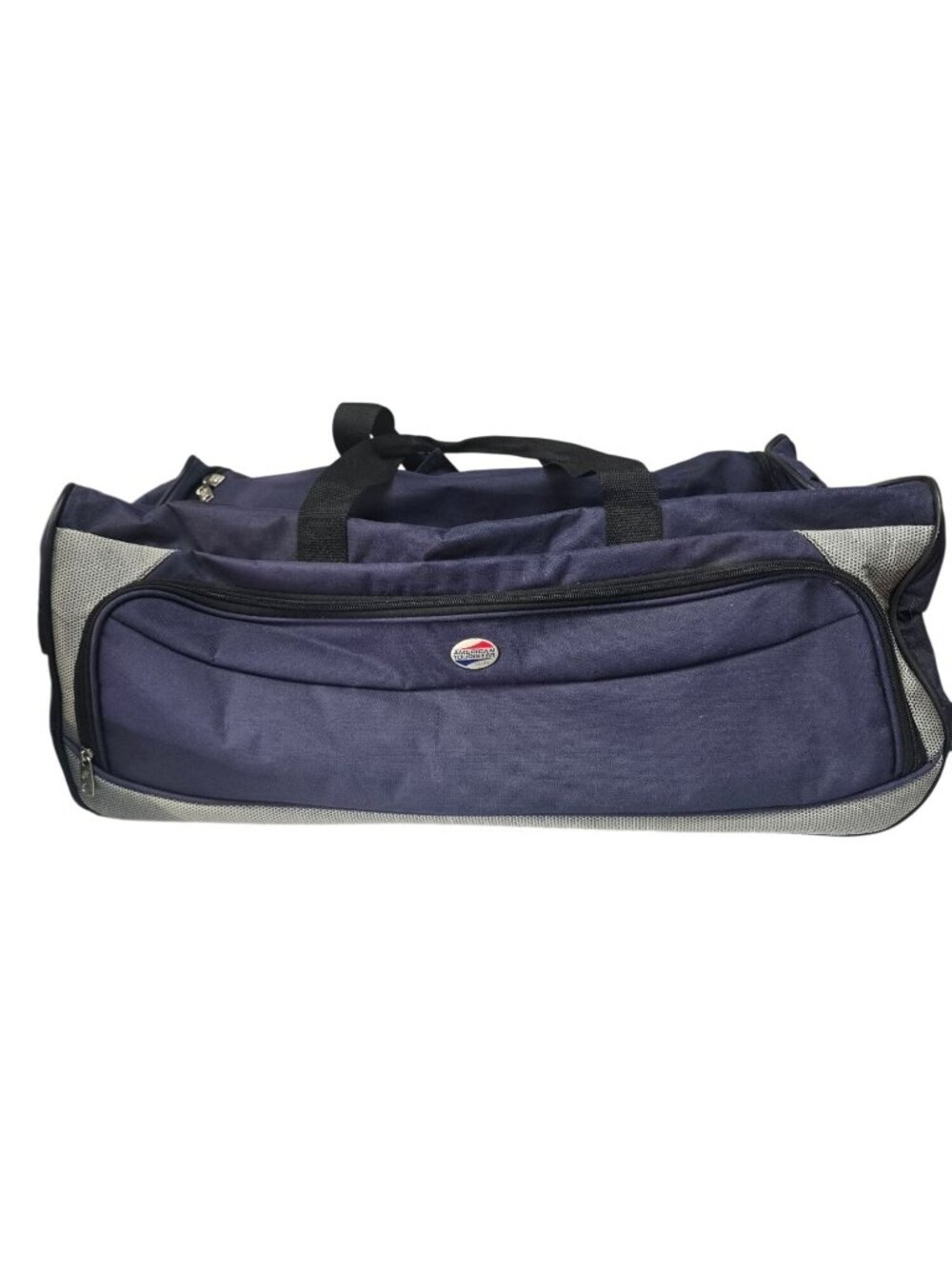 American Tourister Luggage Navy Blue Rolling Duffel Bag Travel Roller Suitcase
